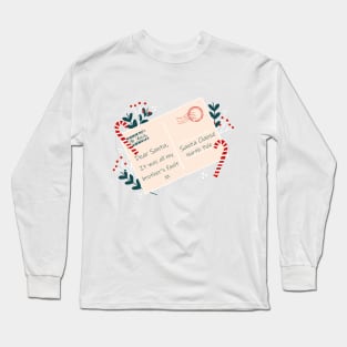 Dear Santa – it was all my Brother’s fault Long Sleeve T-Shirt